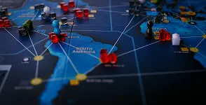 Map with connections